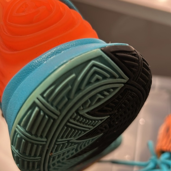 Nike Kyrie Turquoise and Orange Sneakers - Picture 11 of 14